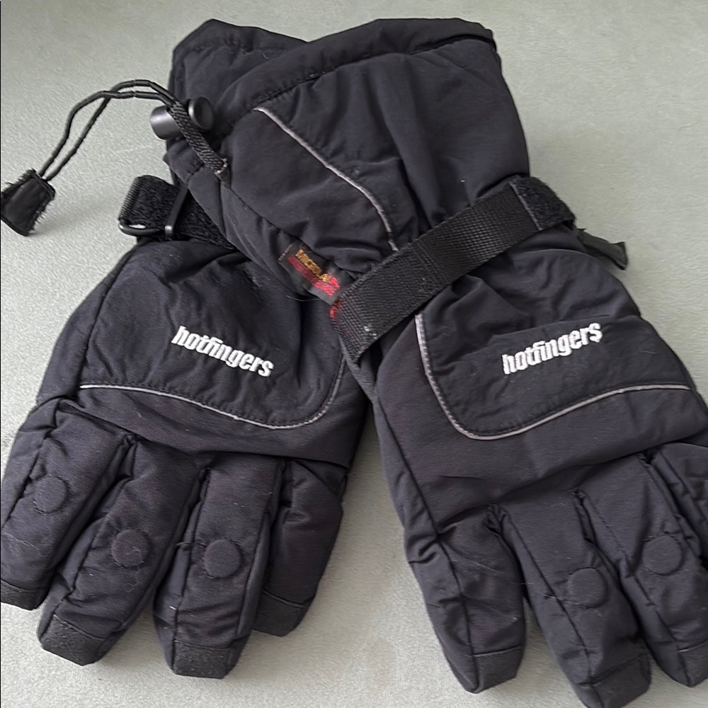 Black Winter Gloves for Men